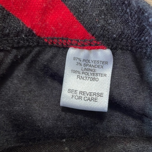 Chevron Maxi Skirt Red Black White Gray Striped Long Summer Casual - Picture 6 of 10